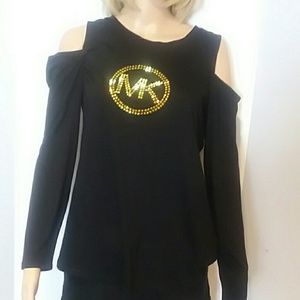 Michael Kors cold shoulder top